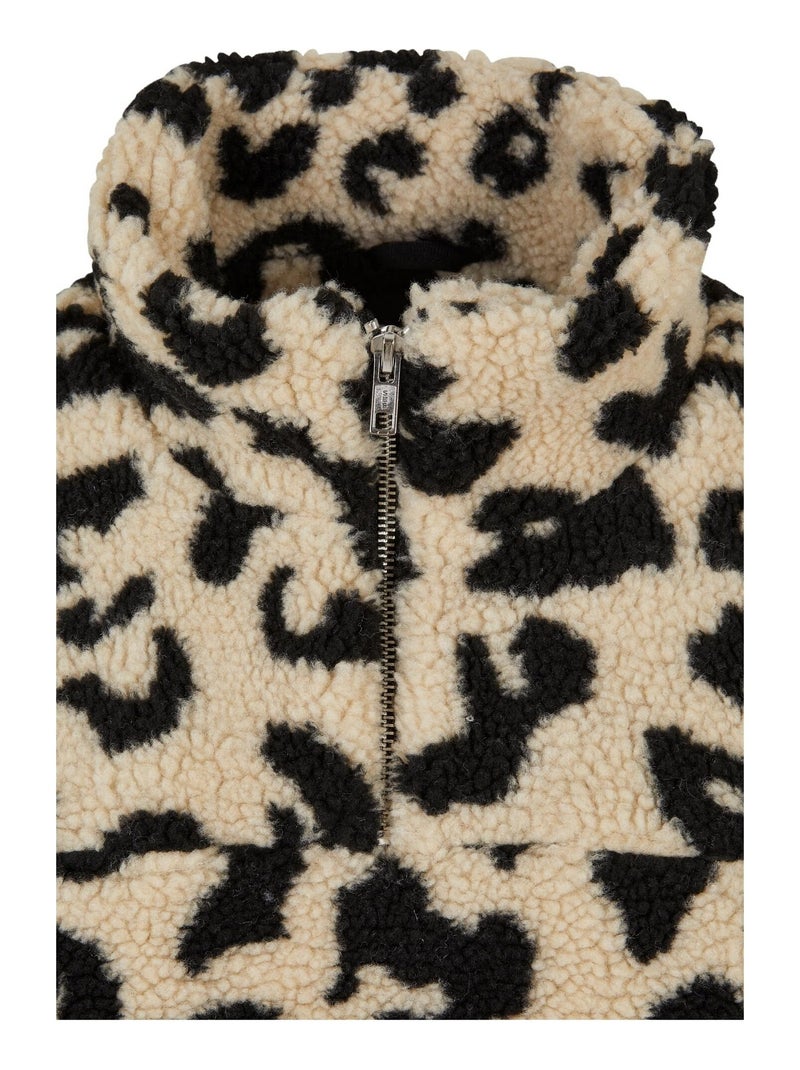 Sweat motif/style imprimé léopard - urban classics Beige sable - Kiabi