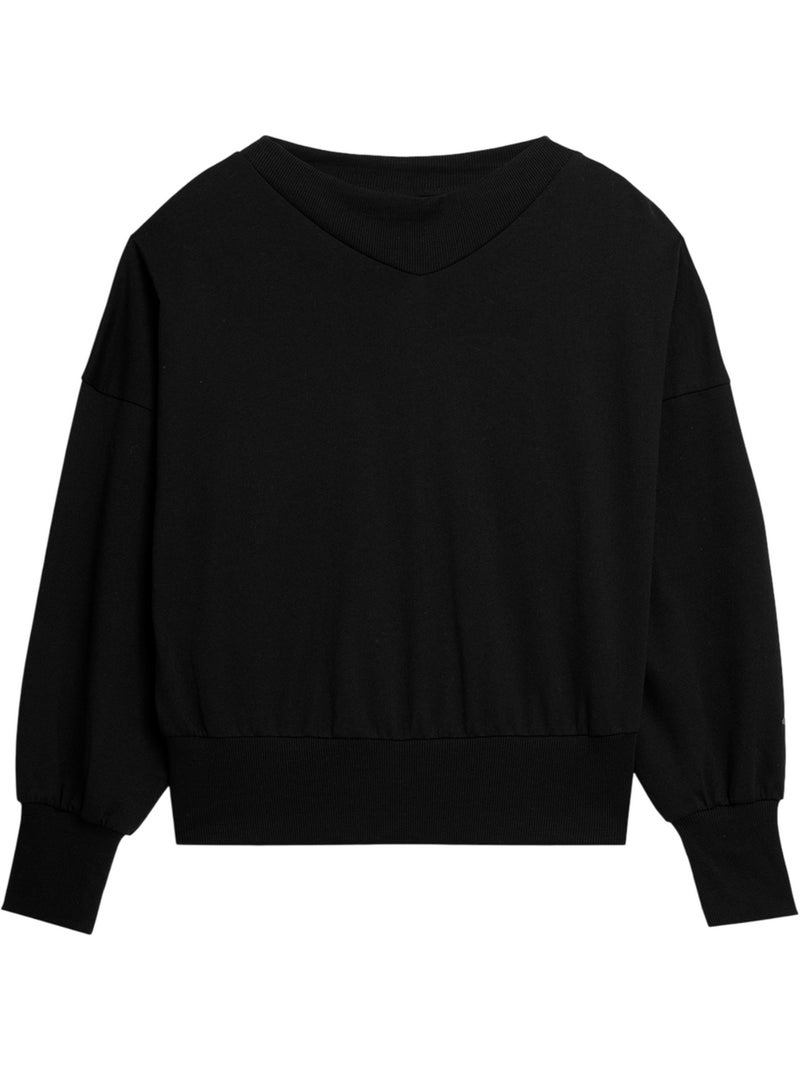 Sweat motif/style logo - 4f Noir - Kiabi