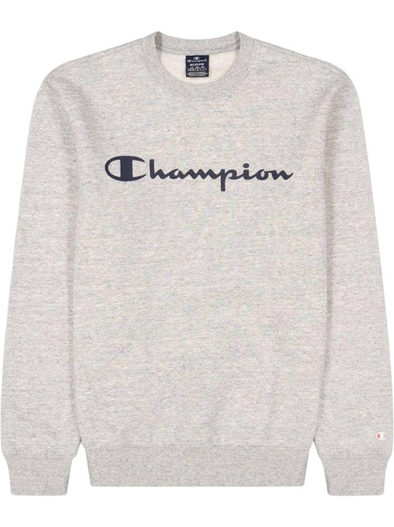 Sweat motif/style logo brodé - champion Argenté - Kiabi