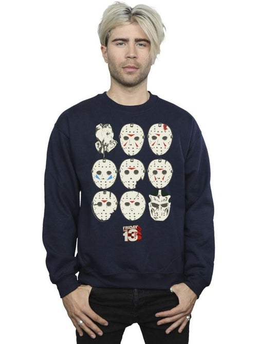 Sweat motif/style masques - vendredi 13 - Kiabi