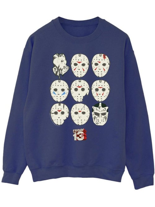 Sweat motif/style masques - vendredi 13 - Kiabi