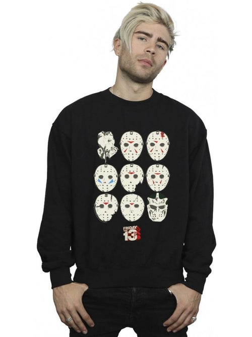 Sweat motif/style masques - vendredi 13 - Kiabi Sweat motif/style masques - vendredi 13 - Kiabi