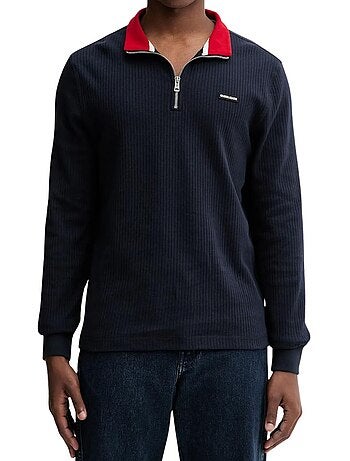 Sweat motif/style rayé - guess