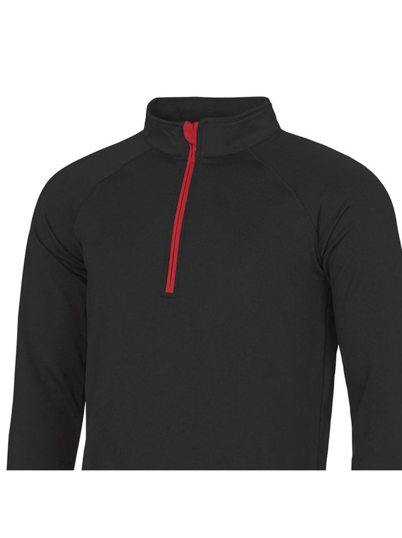 Sweat motif/style uni - just cool Noir Rouge - Kiabi