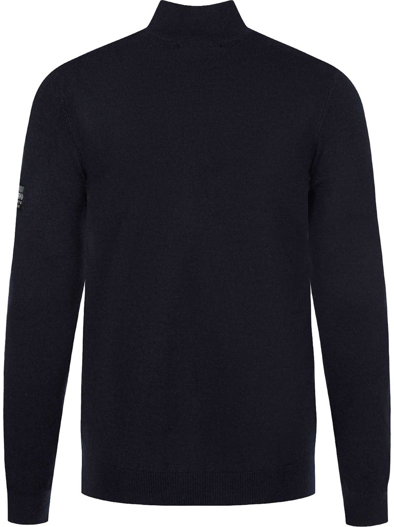 Sweat motif/style uni - respect Bleu foncé - Kiabi