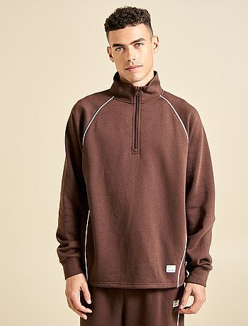 Ekstract - Sweat multi-sport avec col camionneur zippé