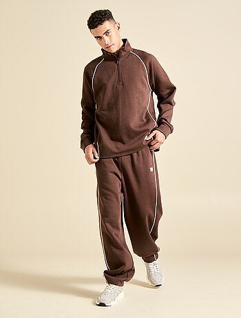 Ekstract - Sweat multi-sport avec col camionneur zippé