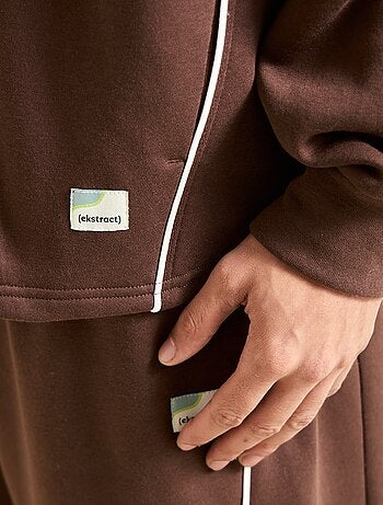 Ekstract - Sweat multi-sport avec col camionneur zippé