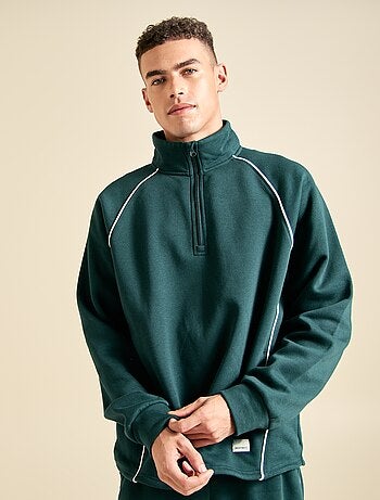 Ekstract - Sweat multi-sport avec col camionneur zippé