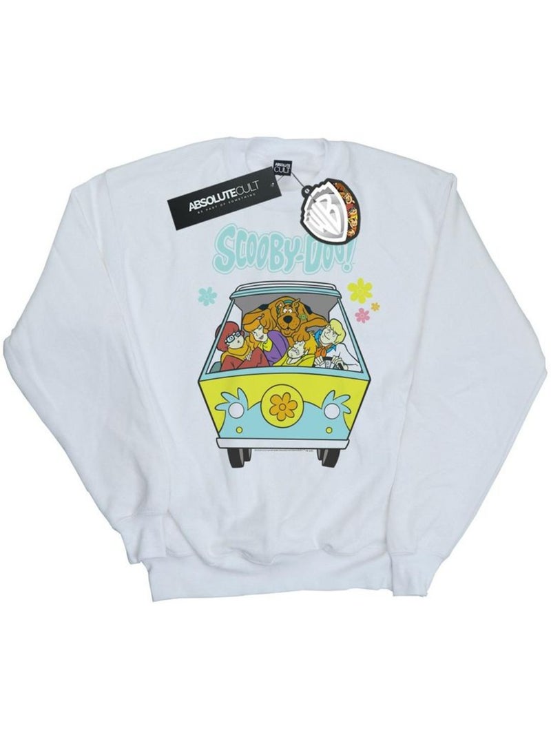 Sweat mystery machine - scooby-doo Blanc - Kiabi
