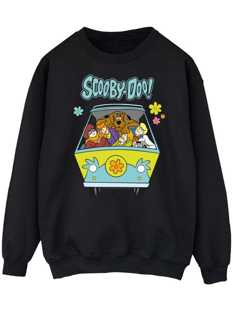Sweat mystery machine - scooby-doo Noir - Kiabi