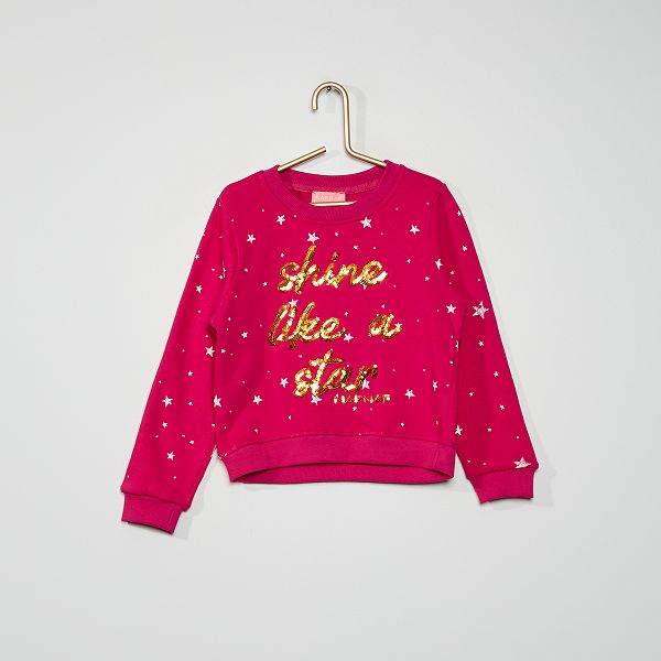Sweat Naf Naf Fille 3 12 Ans Fuchsia Kiabi 14 00
