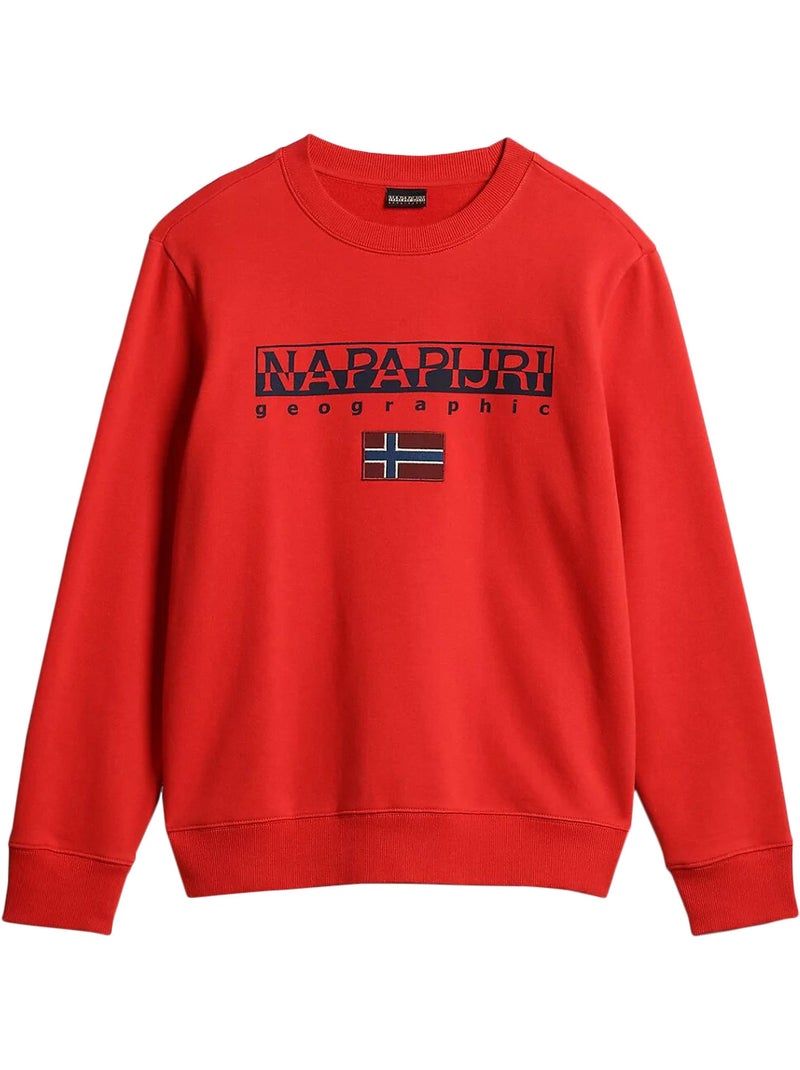 Sweat Napapijri Ayas C 1 Rouge - Kiabi