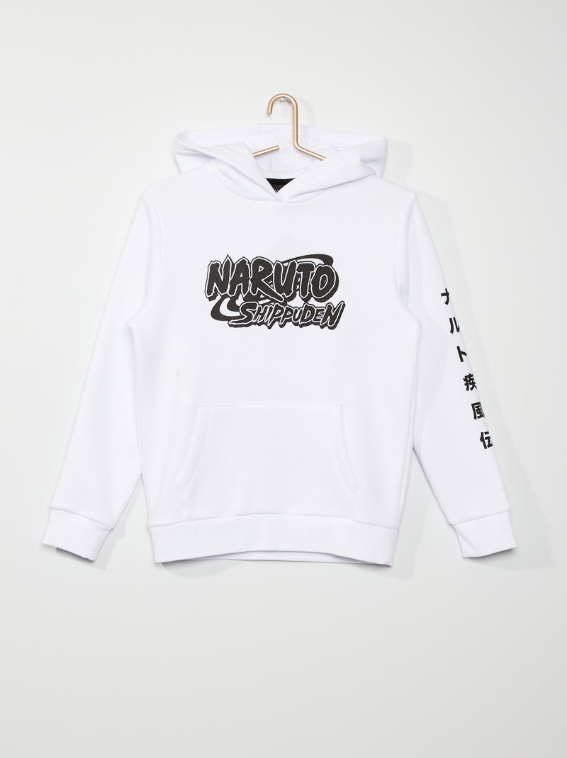 Sweat 'Naruto Shippuden' blanc - Kiabi