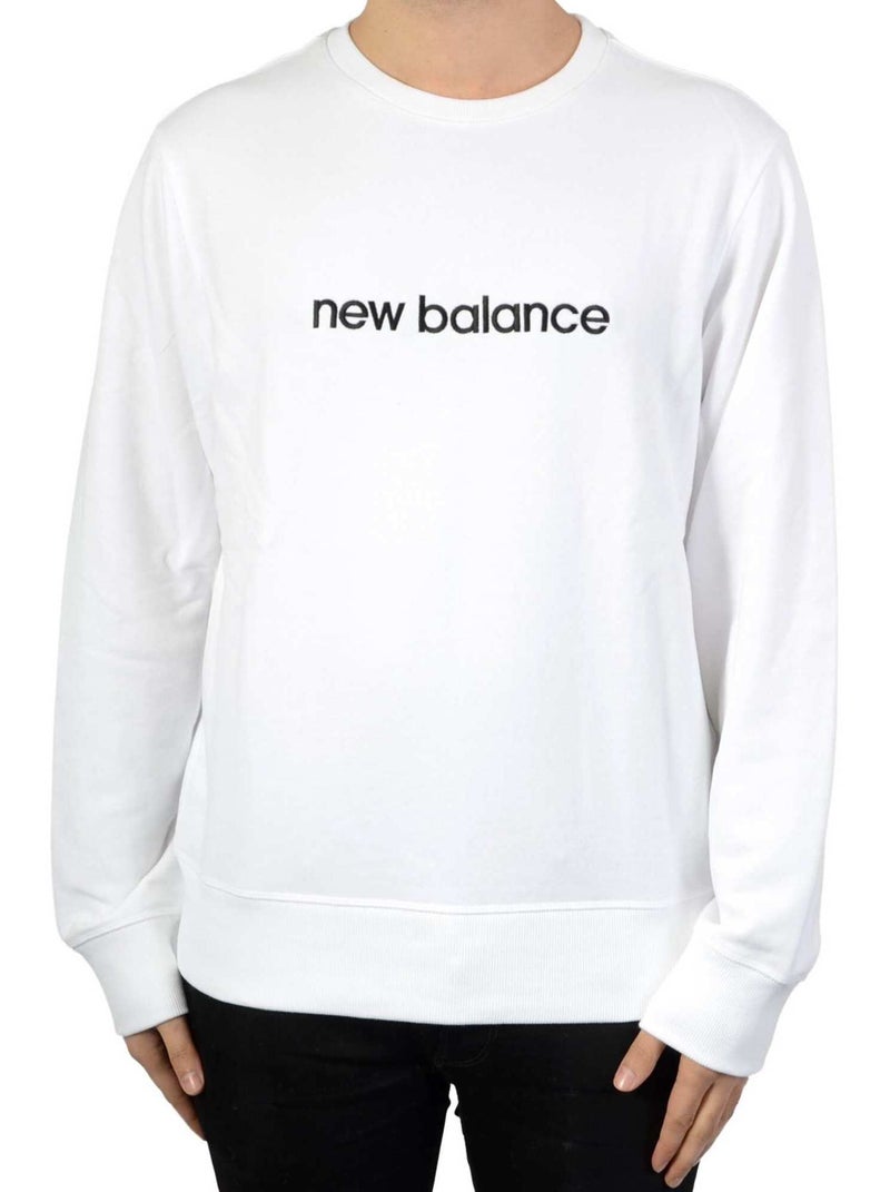 Sweat New Balance Esse 90 Crew Blanc - Kiabi