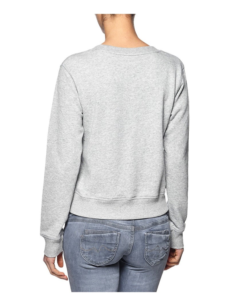 Sweat New Balance Essentials Crew WT91585 Gris - Kiabi