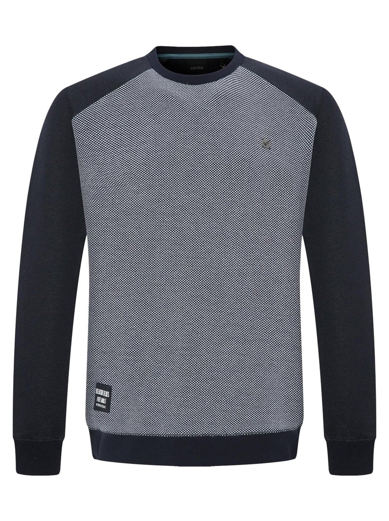 Sweat non zippé Kaporal Soho Bleu - Kiabi