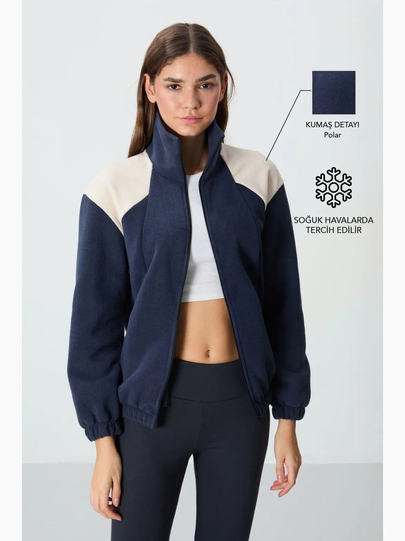 Sweat oversize à col zippé et blocs de couleur tommy Bleu marine - Kiabi