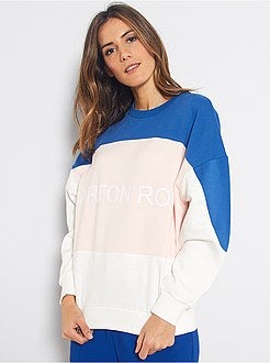 Sweat oversize colorblock - Kiabi