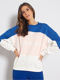 Sweat oversize colorblock - Kiabi
