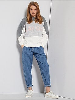 Sweat oversize colorblock - Kiabi