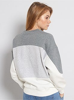 Sweat oversize colorblock - Kiabi