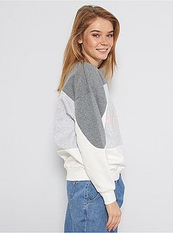Sweat oversize colorblock - Kiabi
