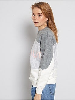 Sweat oversize colorblock - Kiabi