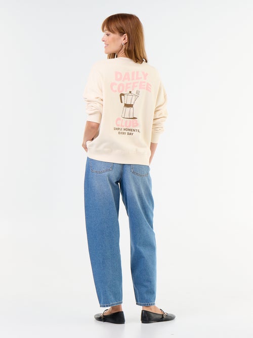 Sweat oversize imprimé - Kiabi Sweat oversize imprimé - Kiabi