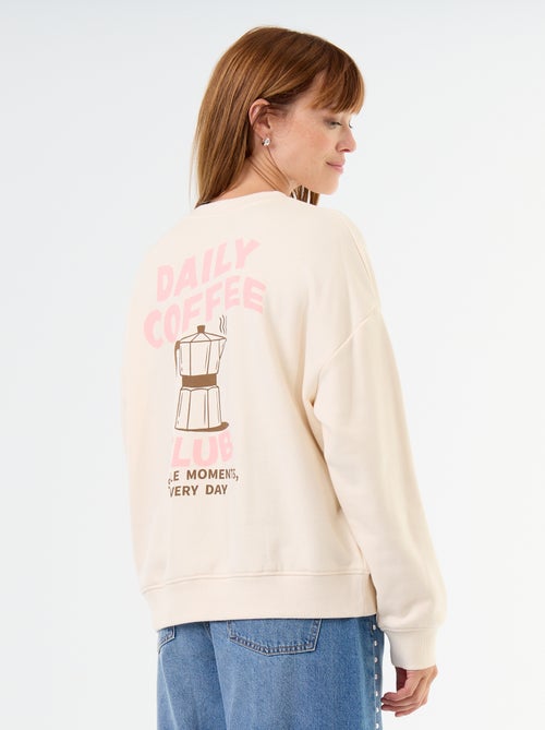 Sweat oversize imprimé - Kiabi Sweat oversize imprimé - Kiabi
