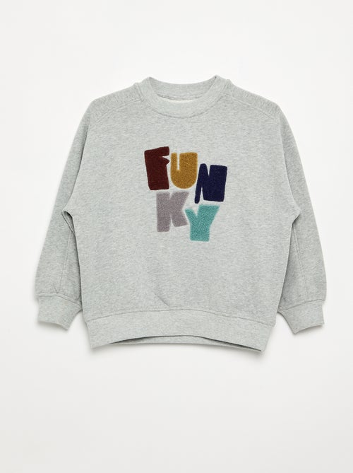 Sweat oversize imprimé - Kiabi