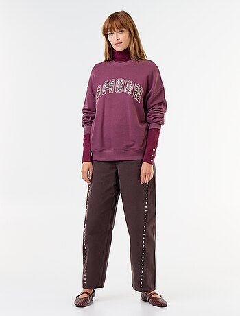 Sweat oversize imprimé
