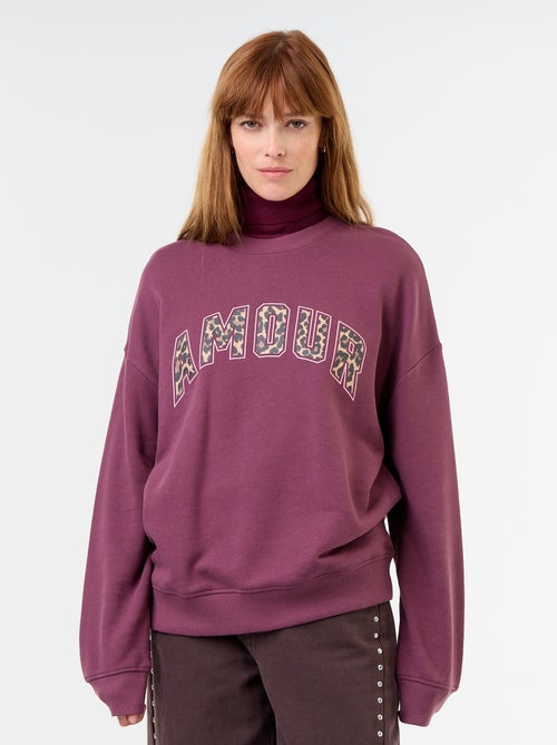 Sweat oversize imprimé - Kiabi Sweat oversize imprimé - Kiabi