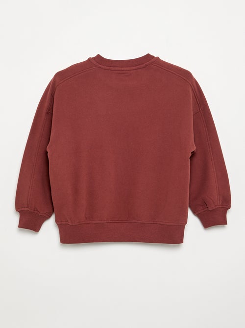 Sweat oversize imprimé - Kiabi