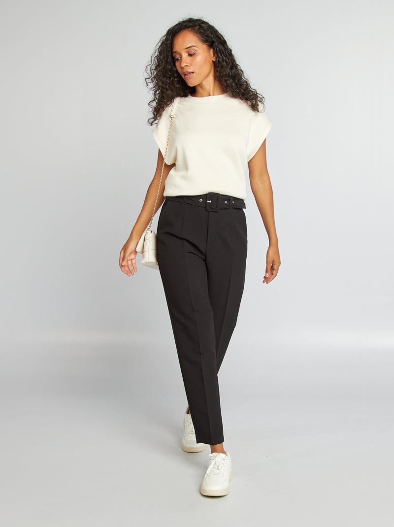 Sweat oversize sans manches Beige - Kiabi