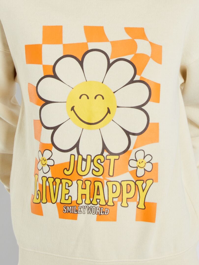 KONTAKT - Sweat fille avec manches tombantes SMILEY WORLD LIMITED