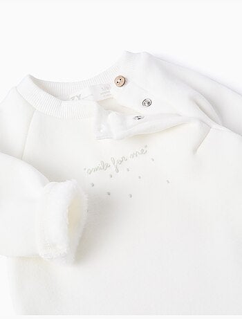 Sweat + pantalon à doublure en peluche