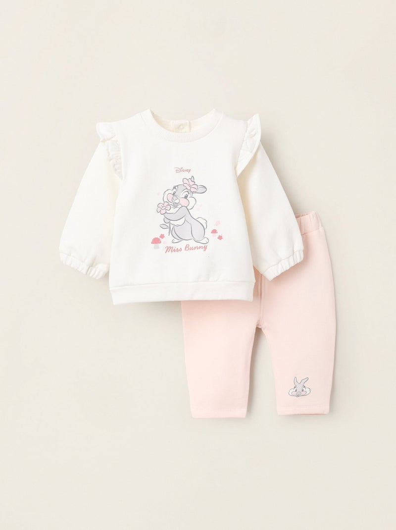 Sweat + Pantalon Bambi Rose clair - Kiabi