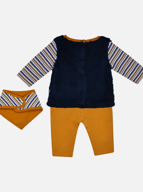 SWEAT + PANTALON + BAVOIR FABIANNO - Kiabi