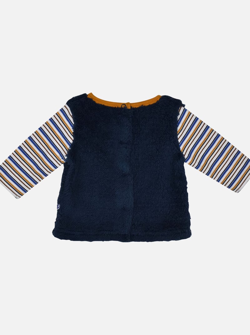 SWEAT + PANTALON + BAVOIR FABIANNO Jaune - Kiabi