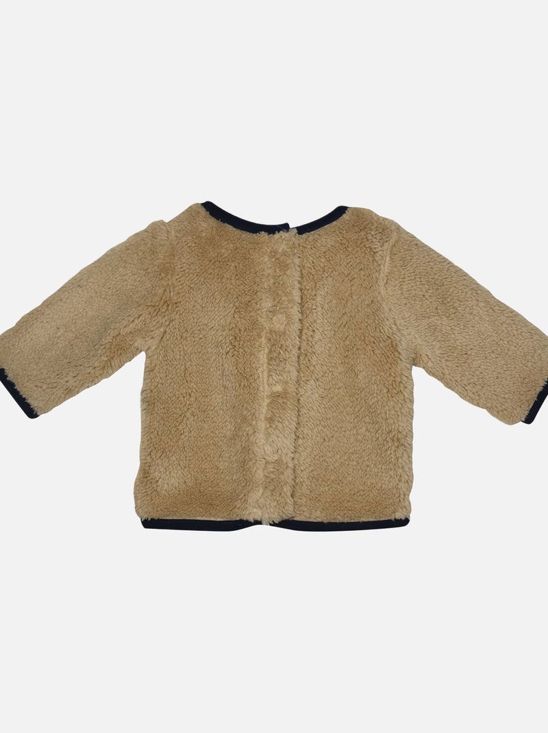 SWEAT + PANTALON + BAVOIR FULGENT Beige - Kiabi