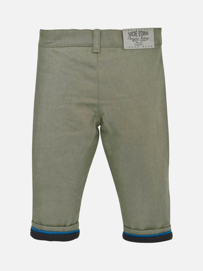 SWEAT + PANTALON BEBE GARCON KAKI Vert - Kiabi