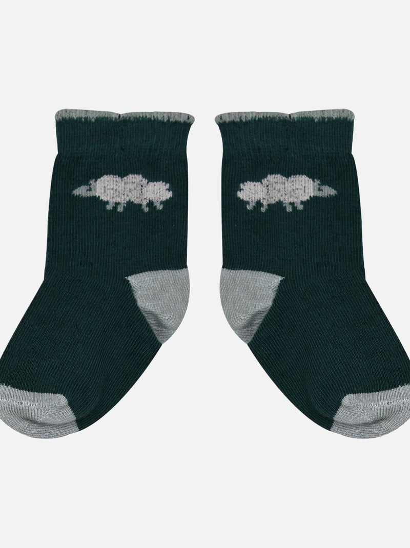 SWEAT PANTALON CHAUSSETTES MALONE MAILLE Vert - Kiabi