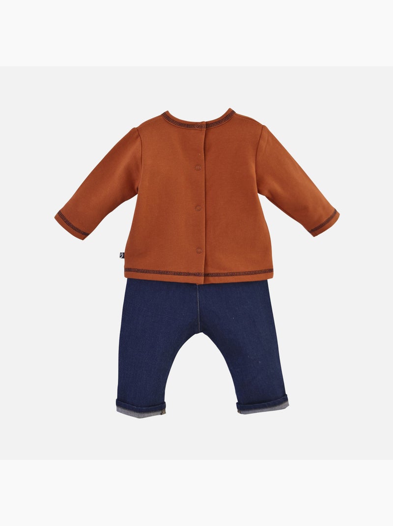 SWEAT + PANTALON DEVON Bleu - Kiabi
