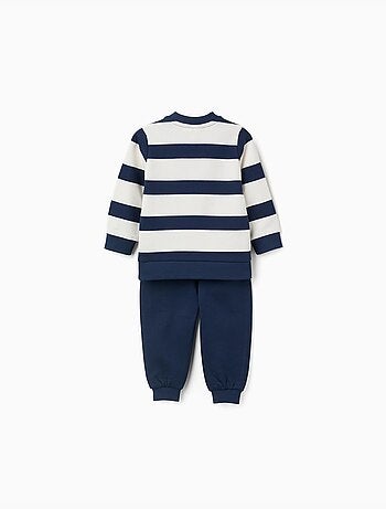 Sweat + pantalon en coton peigné avec Mickey