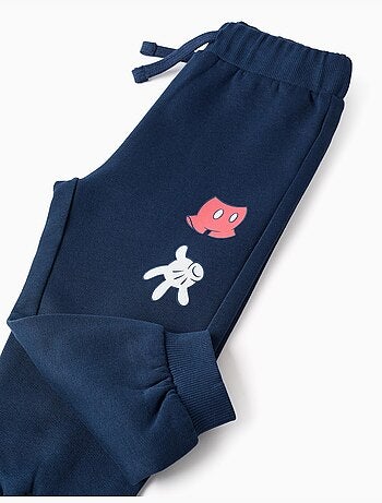 Sweat + pantalon en coton peigné avec Mickey