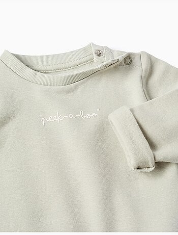 Sweat + pantalon en coton peigné