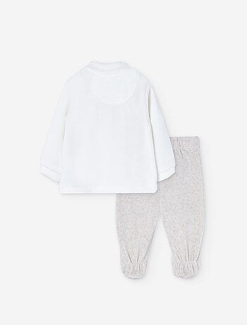 Sweat + pantalon en coton recyclé