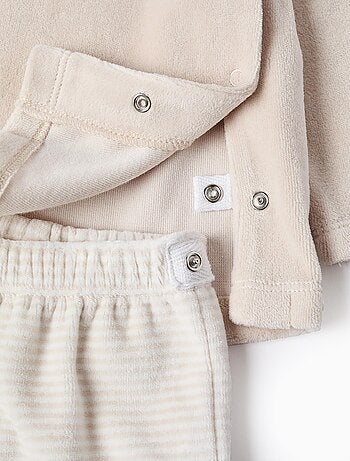 Sweat + Pantalon en Velours Étoile
