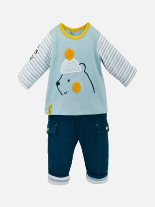 SWEAT + PANTALON GARCON BEBE OURS
